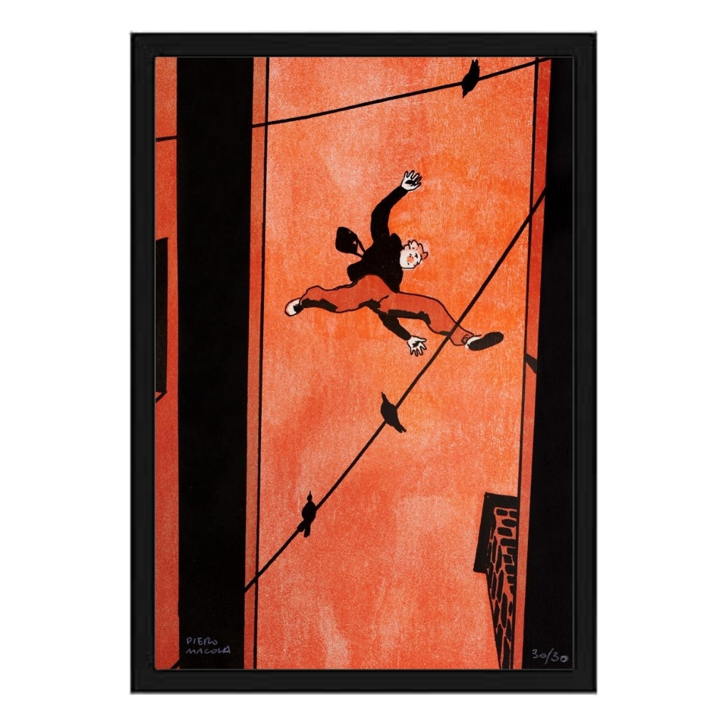 Sérigraphie - Le Saut - Piero Macola - secondaire-1