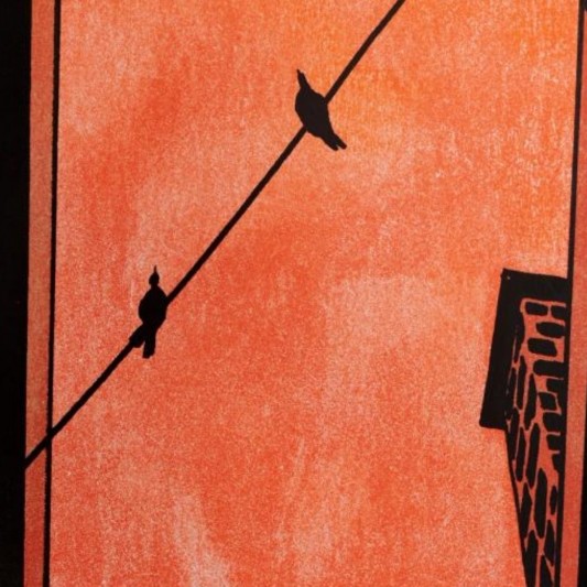 Sérigraphie - Le Saut - Piero Macola - secondaire-2