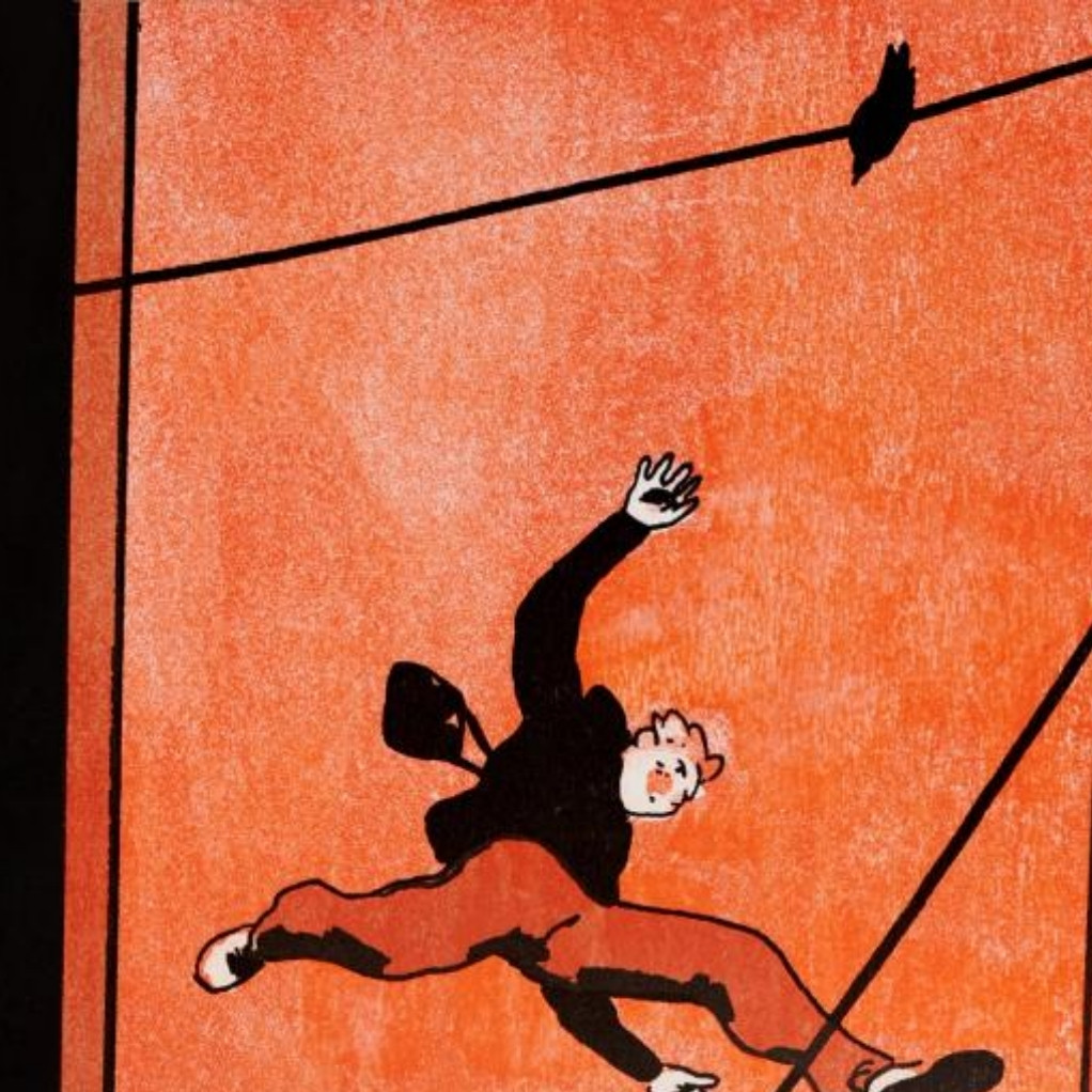 Sérigraphie - Le Saut - Piero Macola - secondaire-3