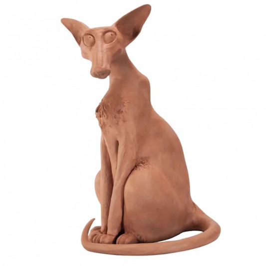Statuette - Le Chat du Rabbin - Version Patine Terre - secondaire-1