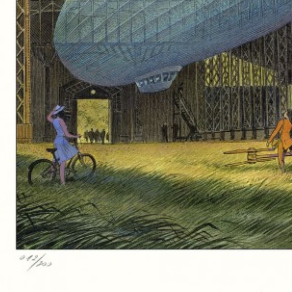 Tirage d'Art - Le Hangar Y (var) - François Schuiten - secondaire-5
