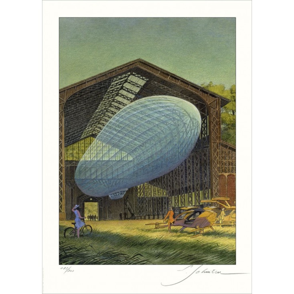 Tirage d'Art - Le Hangar Y (var) - François Schuiten - secondaire-6