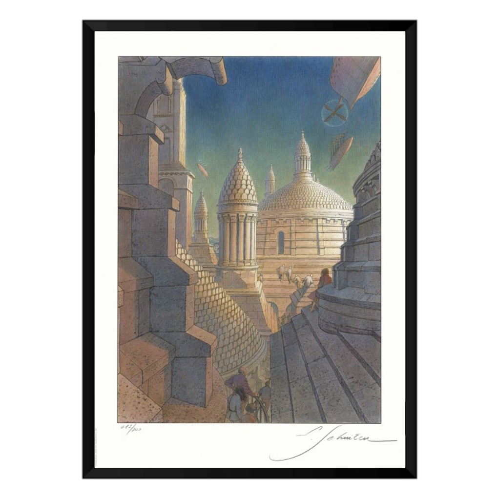 Tirage d'Art - Le Périgueux - François Schuiten - secondaire-1