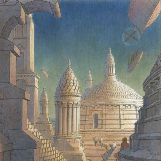 Tirage d'Art - Le Périgueux - François Schuiten - secondaire-2