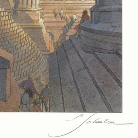 Tirage d'Art - Le Périgueux - François Schuiten - secondaire-3