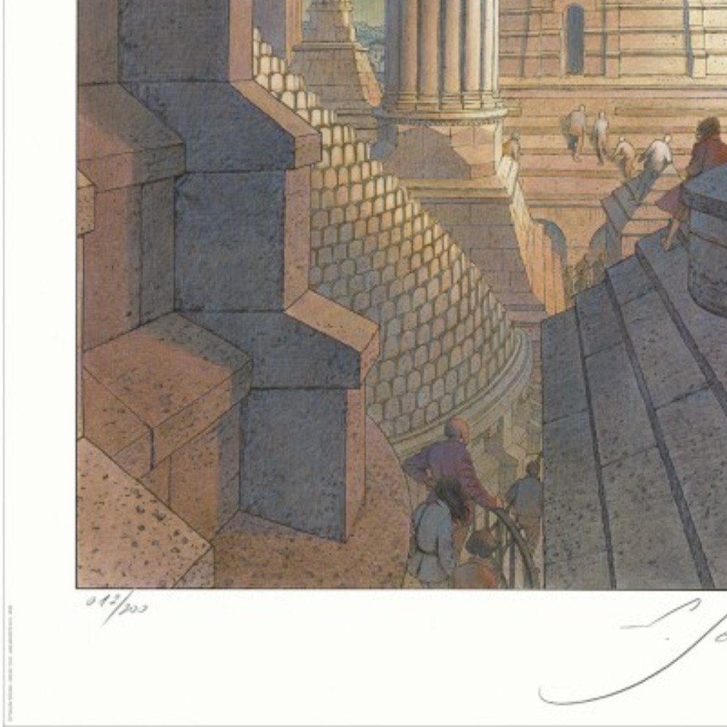 Tirage d'Art - Le Périgueux - François Schuiten - secondaire-4