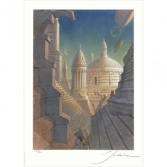 Tirage d'Art - Le Périgueux - François Schuiten - secondaire-5