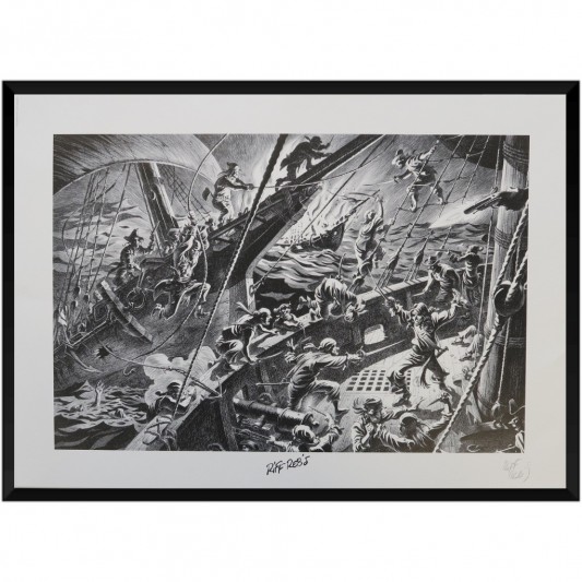 Tirage d'Art Riff Reb's - Combat en Mer - secondaire-1