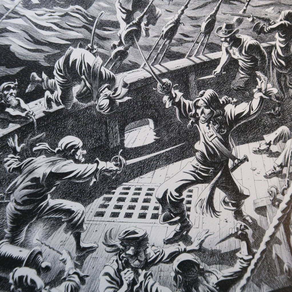 Tirage d'Art Riff Reb's - Combat en Mer - secondaire-2