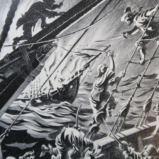 Tirage d'Art Riff Reb's - Combat en Mer - secondaire-3