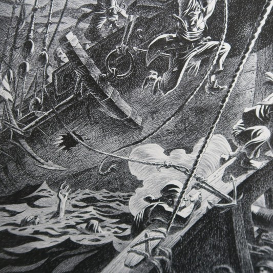 Tirage d'Art Riff Reb's - Combat en Mer - secondaire-5