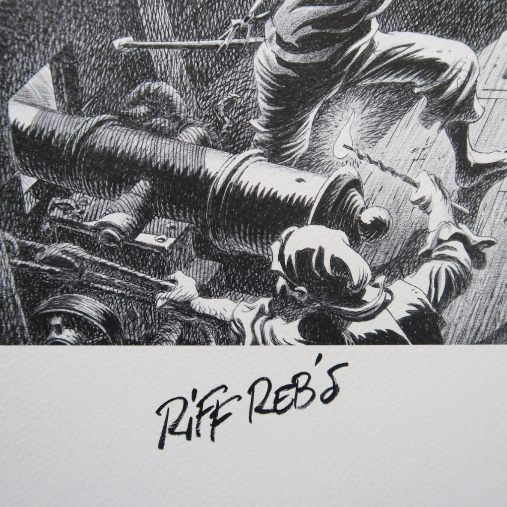 Tirage d'Art Riff Reb's - Combat en Mer - secondaire-8
