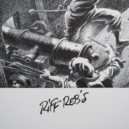 Tirage d'Art Riff Reb's - Combat en Mer - secondaire-8