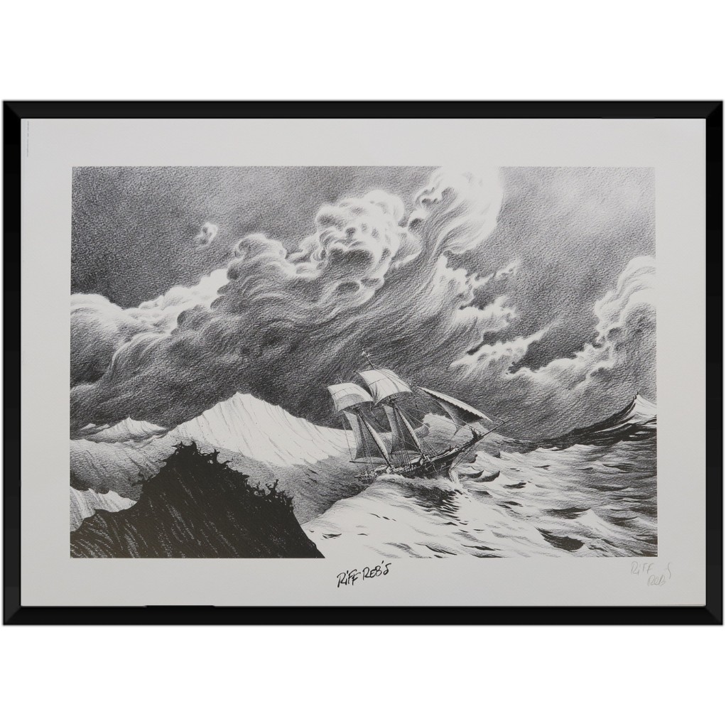 Tirage d'Art Riff Reb's - Bateau en Mer - secondaire-1