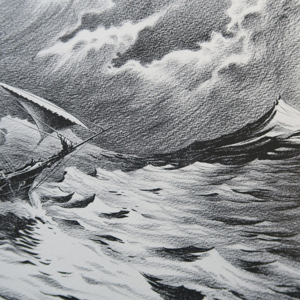 Tirage d'Art Riff Reb's - Bateau en Mer - secondaire-4