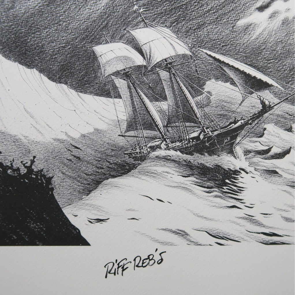 Tirage d'Art Riff Reb's - Bateau en Mer - secondaire-6