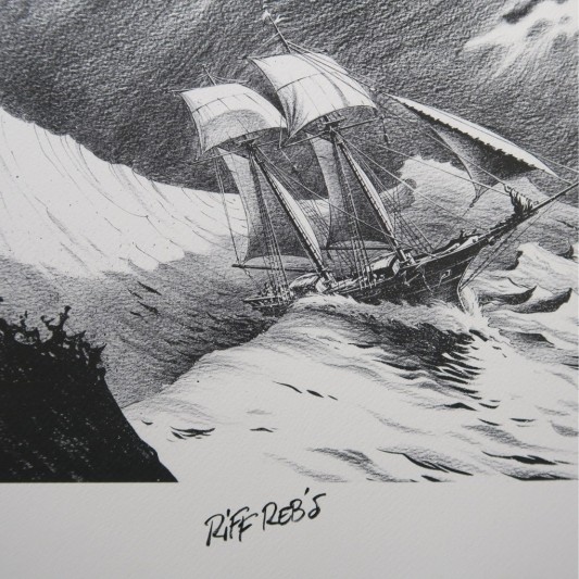 Tirage d'Art Riff Reb's - Bateau en Mer - secondaire-6