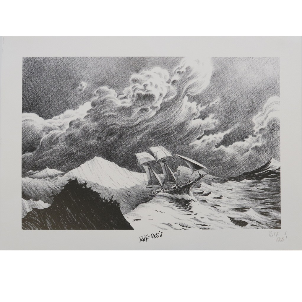 Tirage d'Art Riff Reb's - Bateau en Mer - secondaire-8