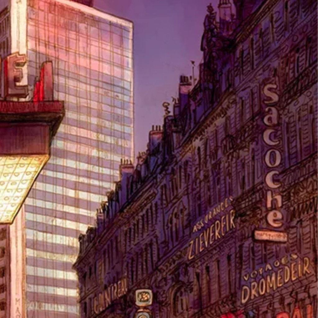 Tirage d'Art - Bruxelles-Martini - Limité et signée par Joris Mertens - secondaire-3