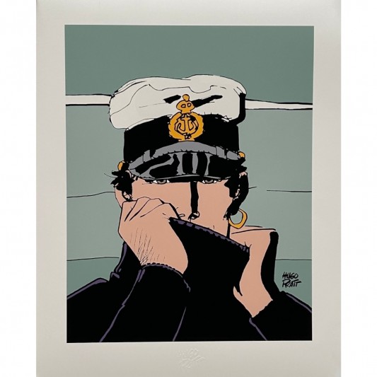 Estampe pigmentaire - Corto Maltese Dior - Hugo Pratt - secondaire-1