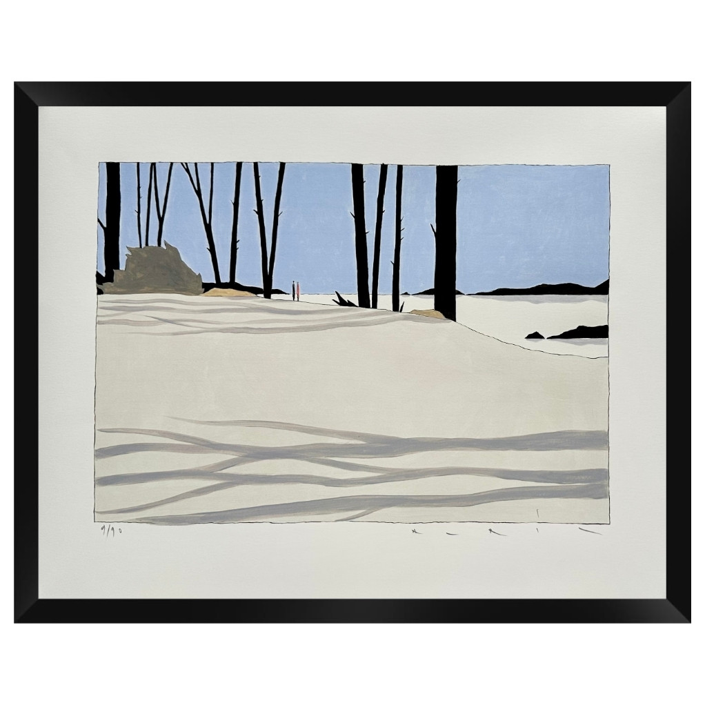 Estampe Pigmentaire - Les îles - François Avril - secondaire-1