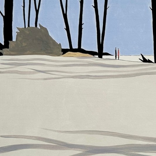 Estampe Pigmentaire - Les îles - François Avril - secondaire-3