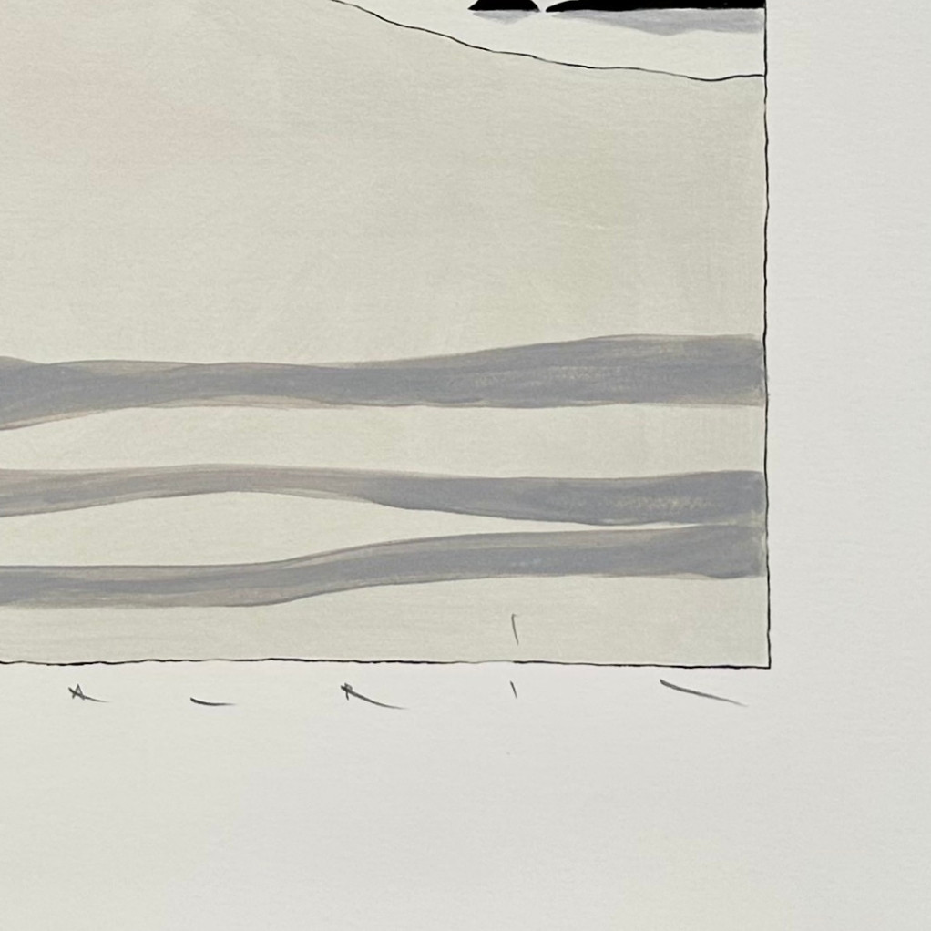 Estampe Pigmentaire - Les îles - François Avril - secondaire-4