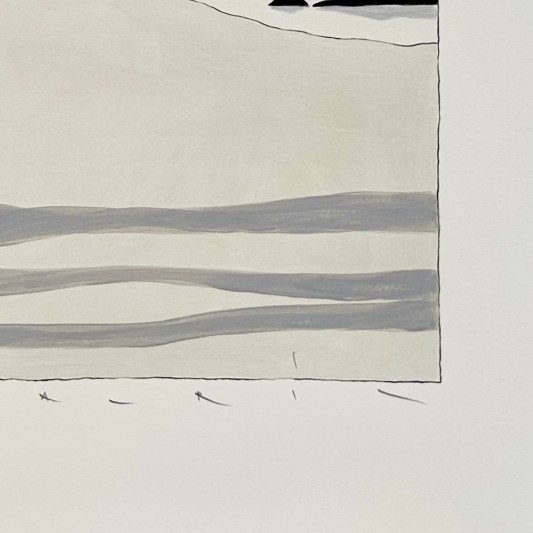 Estampe Pigmentaire - Les îles - François Avril - secondaire-4