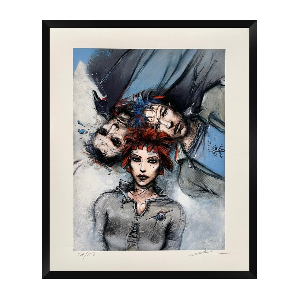 Estampe pigmentaire - Le sommeil du monstre - Enki Bilal - secondaire-1