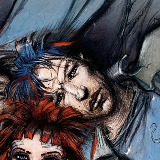 Estampe pigmentaire - Le sommeil du monstre - Enki Bilal - secondaire-2