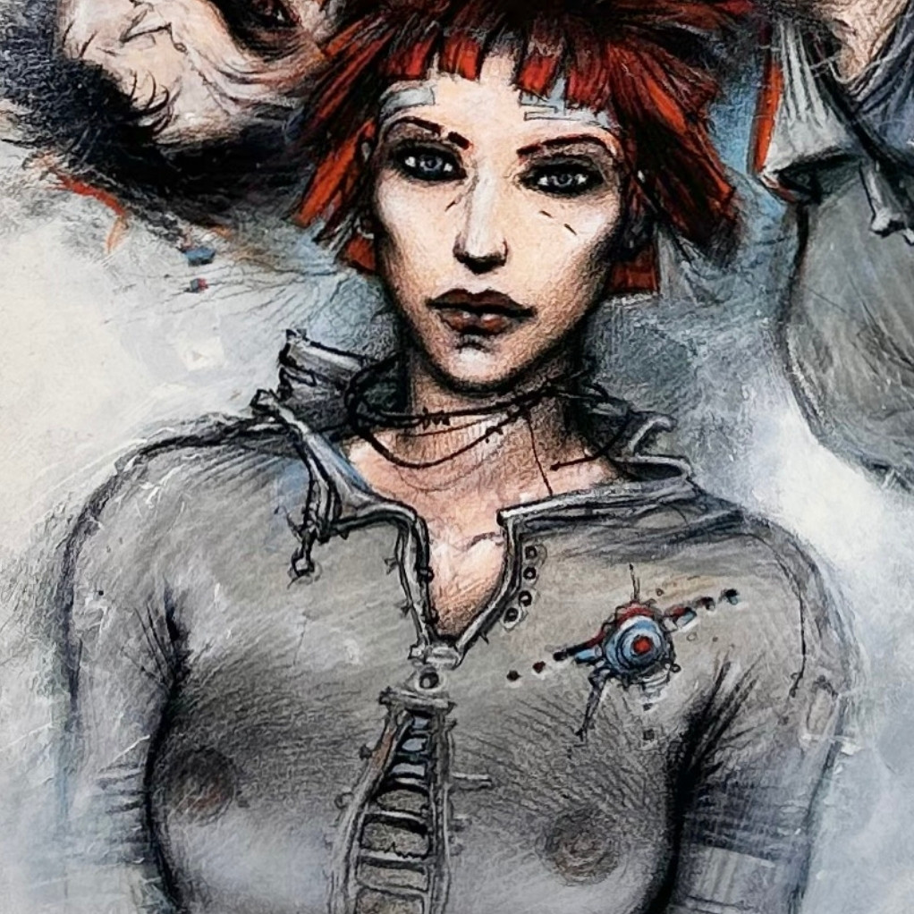 Estampe pigmentaire - Le sommeil du monstre - Enki Bilal - secondaire-4