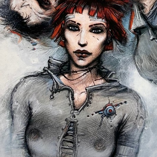 Estampe pigmentaire - Le sommeil du monstre - Enki Bilal - secondaire-4