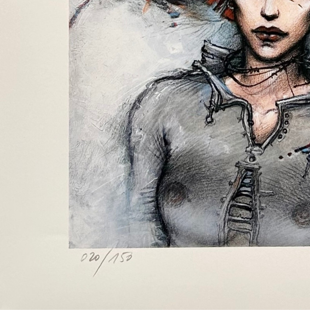 Estampe pigmentaire - Le sommeil du monstre - Enki Bilal - secondaire-5