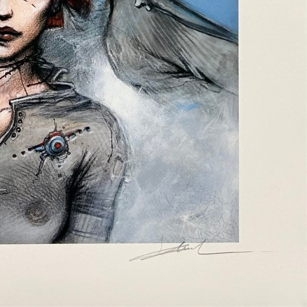 Estampe pigmentaire - Le sommeil du monstre - Enki Bilal - secondaire-6