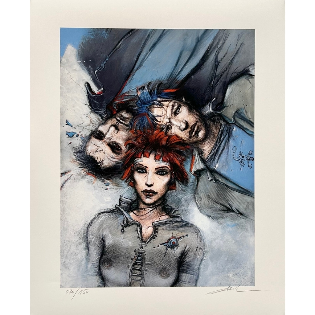 Estampe pigmentaire - Le sommeil du monstre - Enki Bilal - secondaire-7