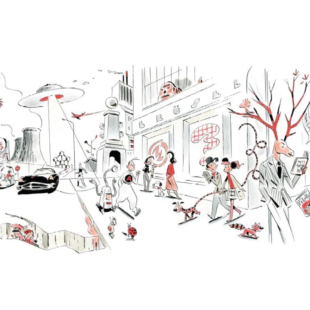 Digigraphie - La Fresque - François Avril - secondaire-3