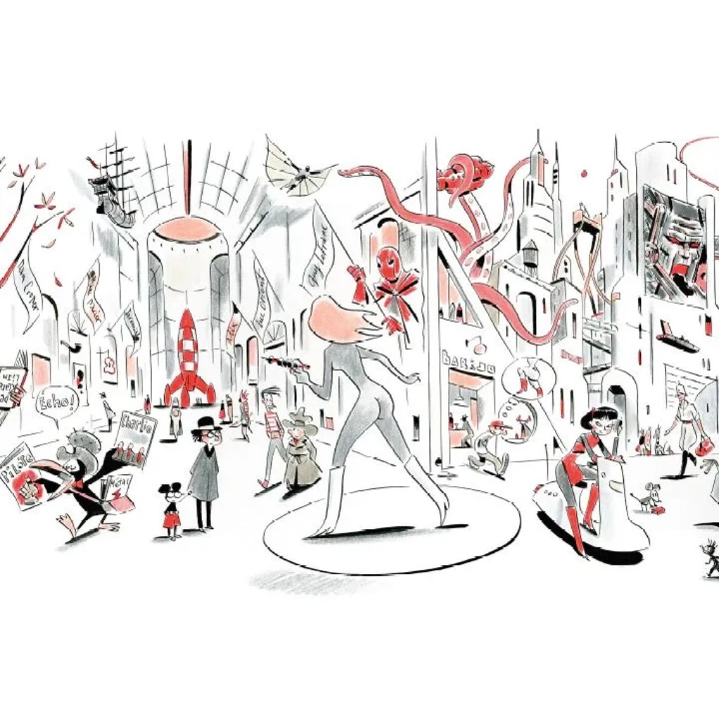 Digigraphie - La Fresque - François Avril - secondaire-4