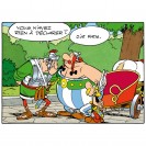 Digigraphie sur papier luxe Astérix & Obélix - J'ai faim - 50 x 40 cm - Cadre noir - secondaire-1