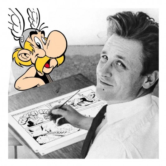 Digigraphie Astérix et Obélix - Obélix Ballon - 40 X 50 cm - Cadre noir - secondaire-2