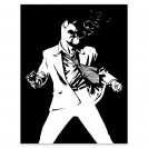 Sérigraphie Blacksad - En action - édition 25 ans - secondaire-1