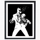 Sérigraphie Blacksad - En action - édition 25 ans - secondaire-2