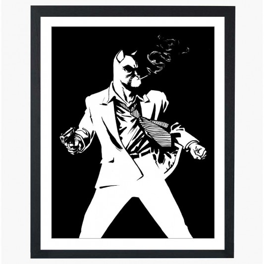 Sérigraphie Blacksad - En action - édition 25 ans - secondaire-2