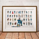 Affiche Les Tuniques Bleues - by Lambil & Cauvin - secondaire-2