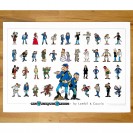 Affiche Les Tuniques Bleues - by Lambil & Cauvin - secondaire-3