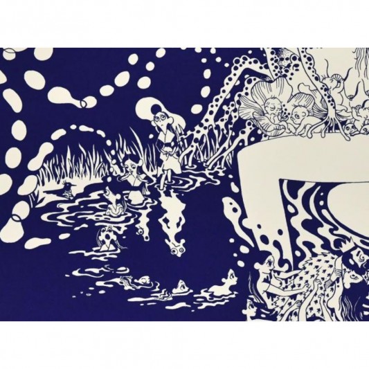 Sérigraphie Beauté - marine - secondaire-2