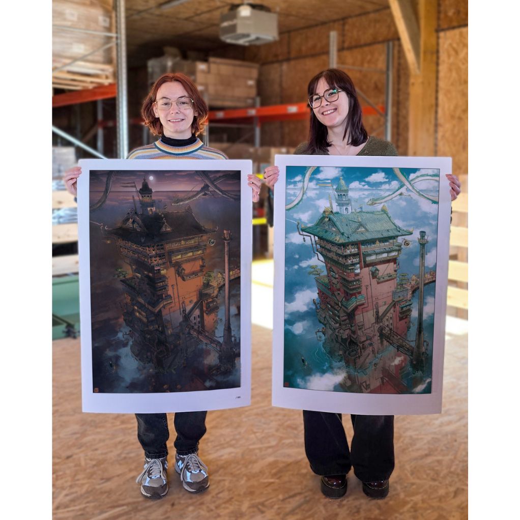 Tirage d'art Le Palais des Bains, de nuit - secondaire-2