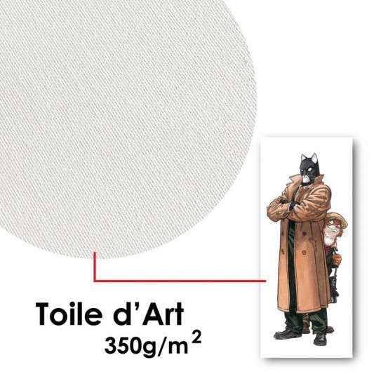 Tableau Blacksad 4 - John et Weekly - 40x100 cm - secondaire-1