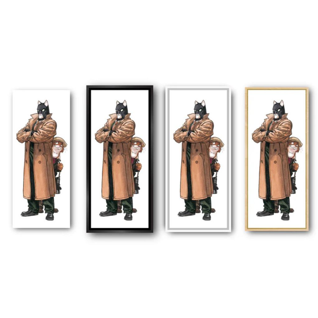 Tableau Blacksad 4 - John et Weekly - 40x100 cm - secondaire-5