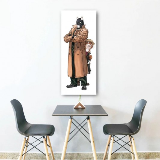 Tableau Blacksad 4 - John et Weekly - 40x100 cm - secondaire-8