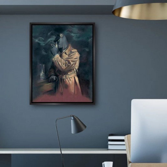 Tableau Blacksad 8 - Blacksad au bar 55x70 cm - secondaire-3